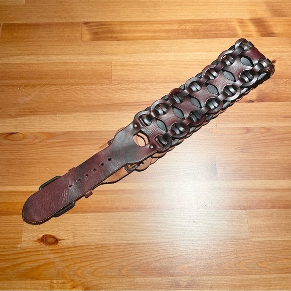 Equal Hands Allison Explorer Genuine Leather Waist Belt Women's Small Brown - Picture 9 of 16